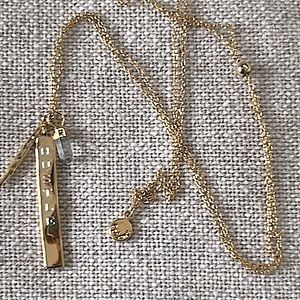 Gorjana Gold “HUSTLE” Necklace w/charms - New
